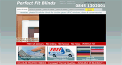 Desktop Screenshot of perfectfitblindsuk.com